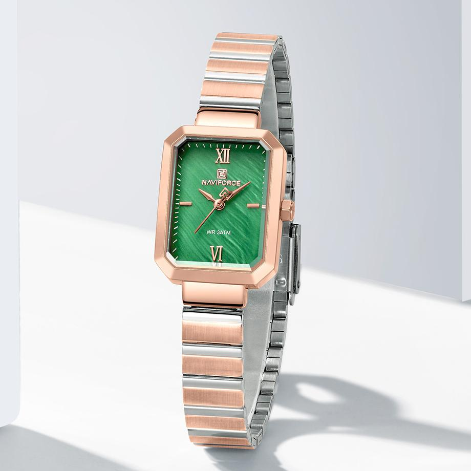 Naviforce 5050 High Quality Quartz Ladies Stainless Waterproof Casual Women Elegant Female Relogio Feminino Wristwatch
