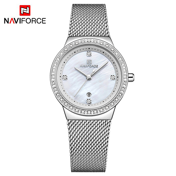 NAVIFORCE 5005 New Women Luxury Brand Watch Diamond Quartz Lady Waterproof Wristwatch Female Fashion Watches Clock Reloj Mujer