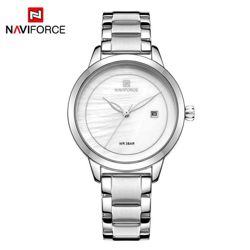 5008 NF - Naviforce Brand Steel Quartz Women Watches NAVIFORCE Wristwatch Fashion Ladies Wrist Watch