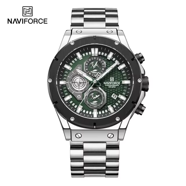 Naviforce 8026 Luxury Original Factory Watch Waterproof Big Dial Wristwatch for Men's OEM ODM Male Clock