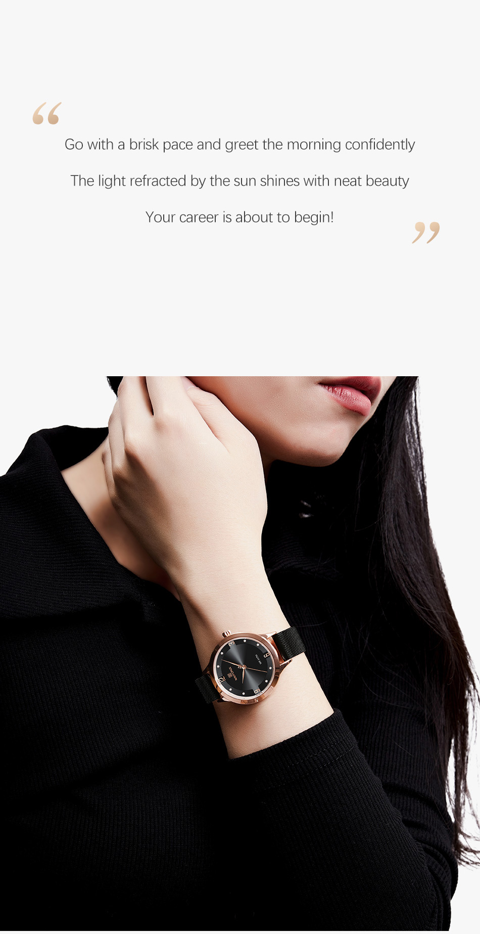 NAVIFORCE 5023 New Hot Selling Watches Women Wrist Luxury 30m Waterproof Sport Watch for Lady with Stainless Steel